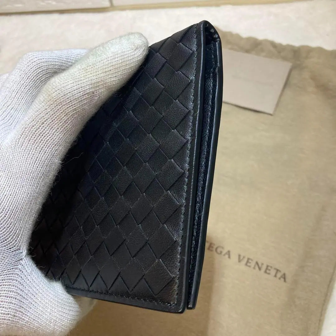 ! ¡Nuevo! Bottega Veneta Cartera Larga Negro | ！新品！ ボッテガヴェネタ 長財布 ブラック