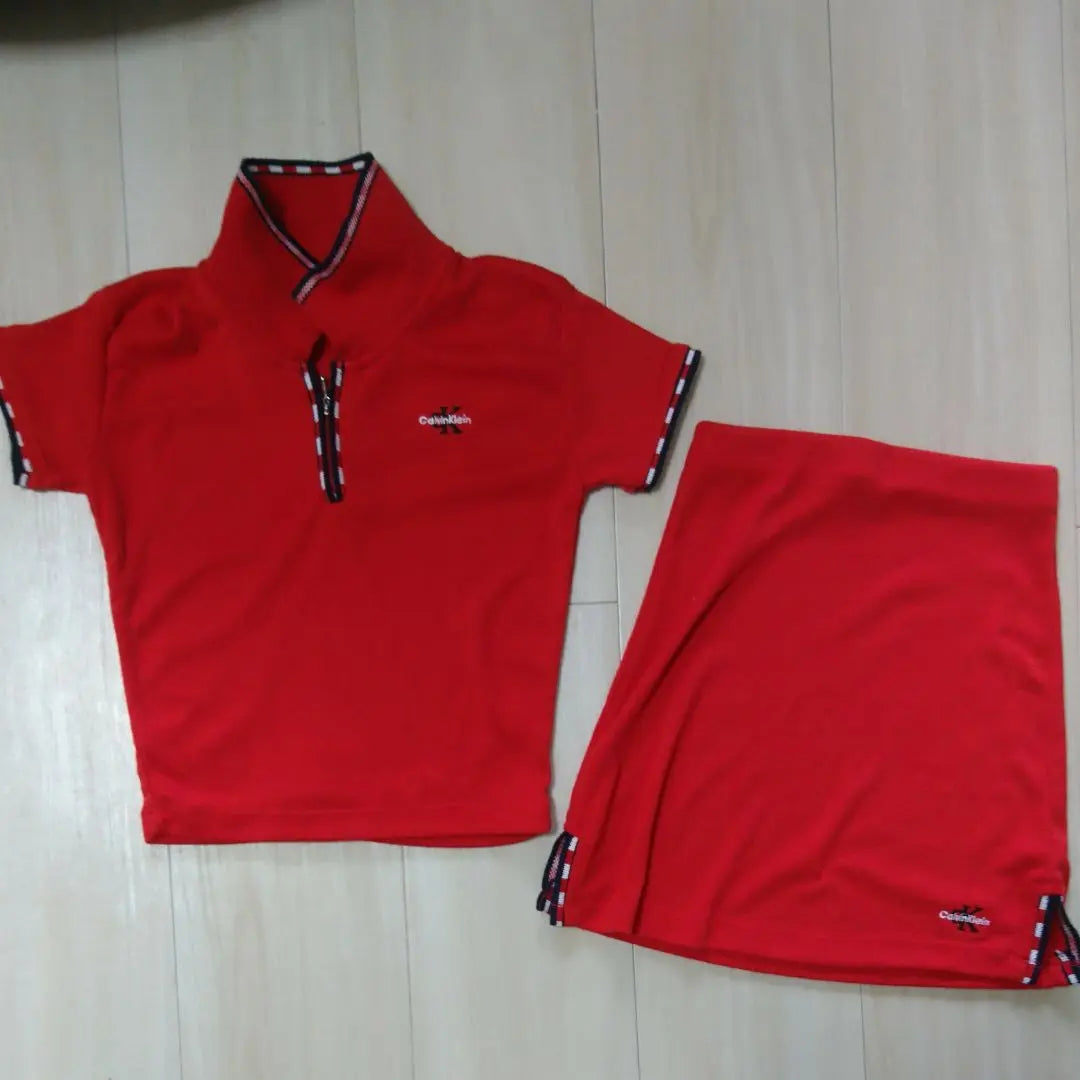 Price reduction Rare Calvin Klein Short Sleeve & Skirt Set-up