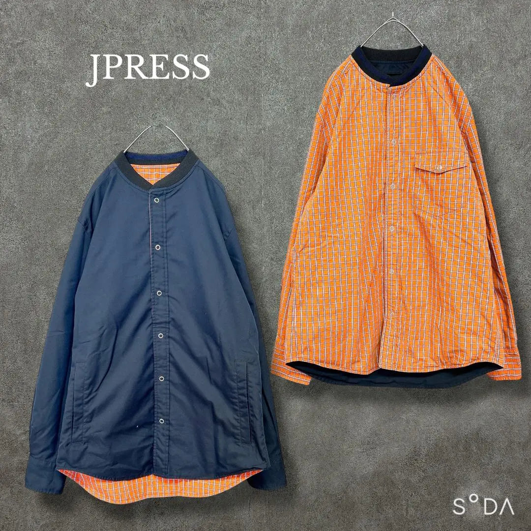 J Press [M] Reversible Jacket Jumper Check Pattern Outerwear