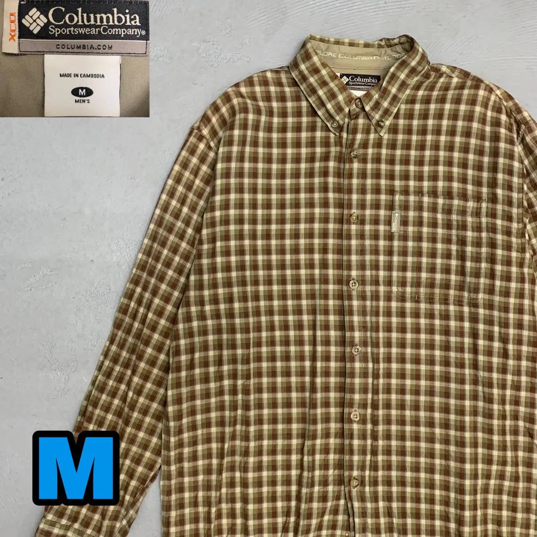 ◎N1139 ⭐️Camisa popular de cuadros de Columbia