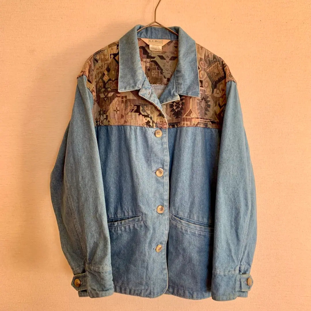 80s L.L.Bean Denim Jacket Coverall Made in USA