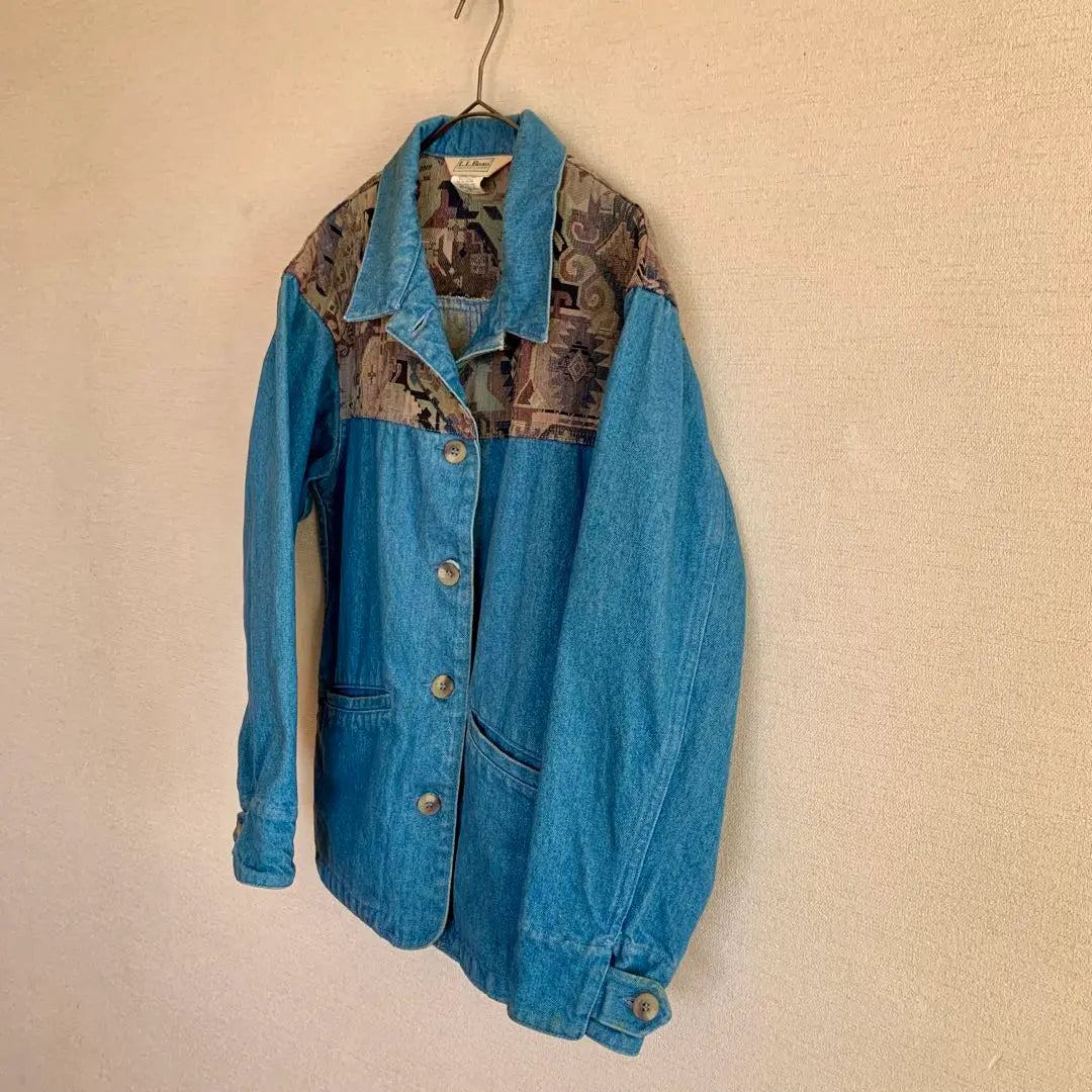 80s L.L.Bean Denim Jacket Coverall Made in USA