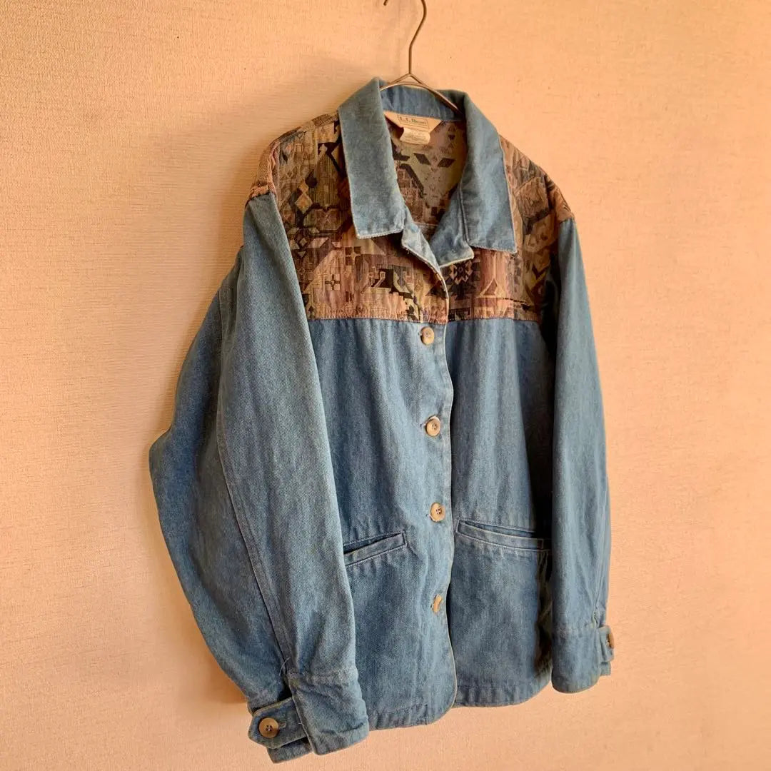 80s L.L.Bean Denim Jacket Coverall Made in USA