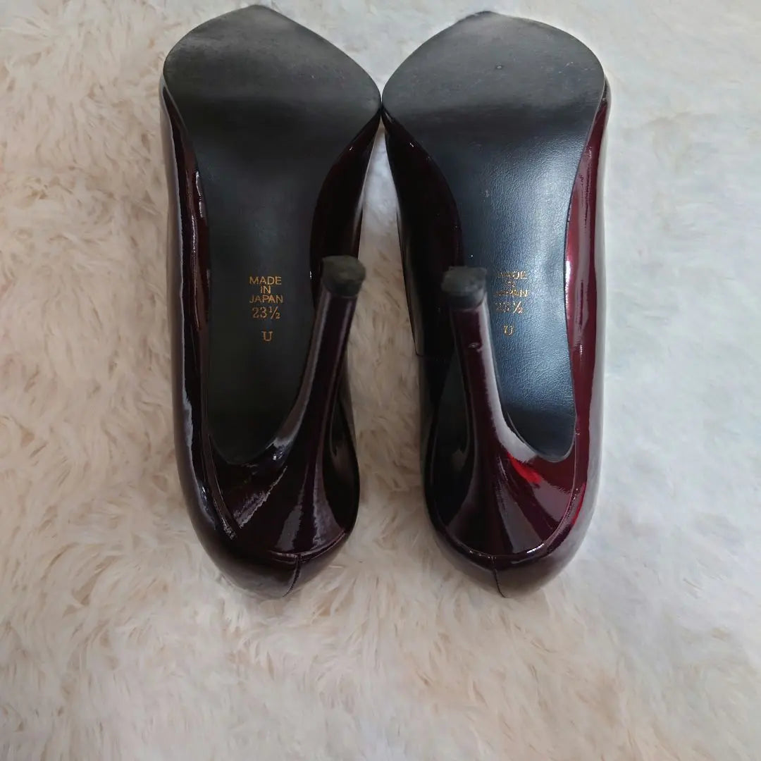 ✨Good condition✨ Diana Pointed Toe Stilettoe Bordeaux Enamel | ✨美品✨ダイアナ ポインテッドトゥ ピンヒール ボルドー エナメル