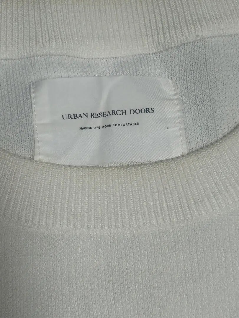 URBAN RESEARCH DOORS Knit White