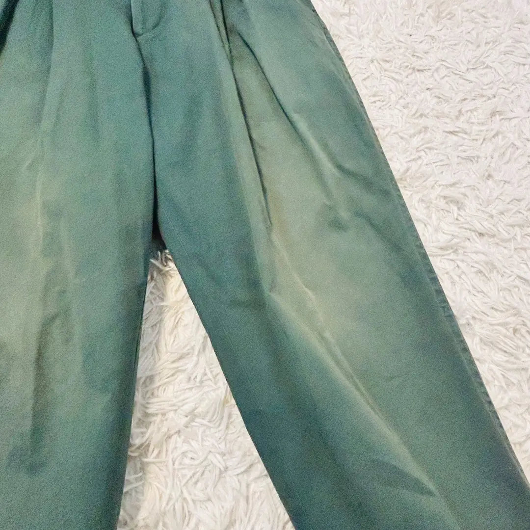 [Vintage] Yohji Yamamoto Wise Green Tapered Easy Pants