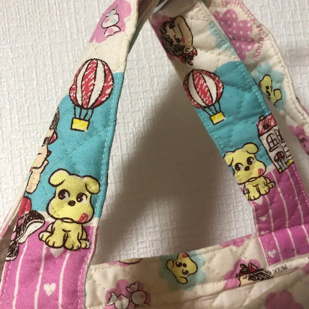 Peko-chan Quilted Fabric Tote Bag