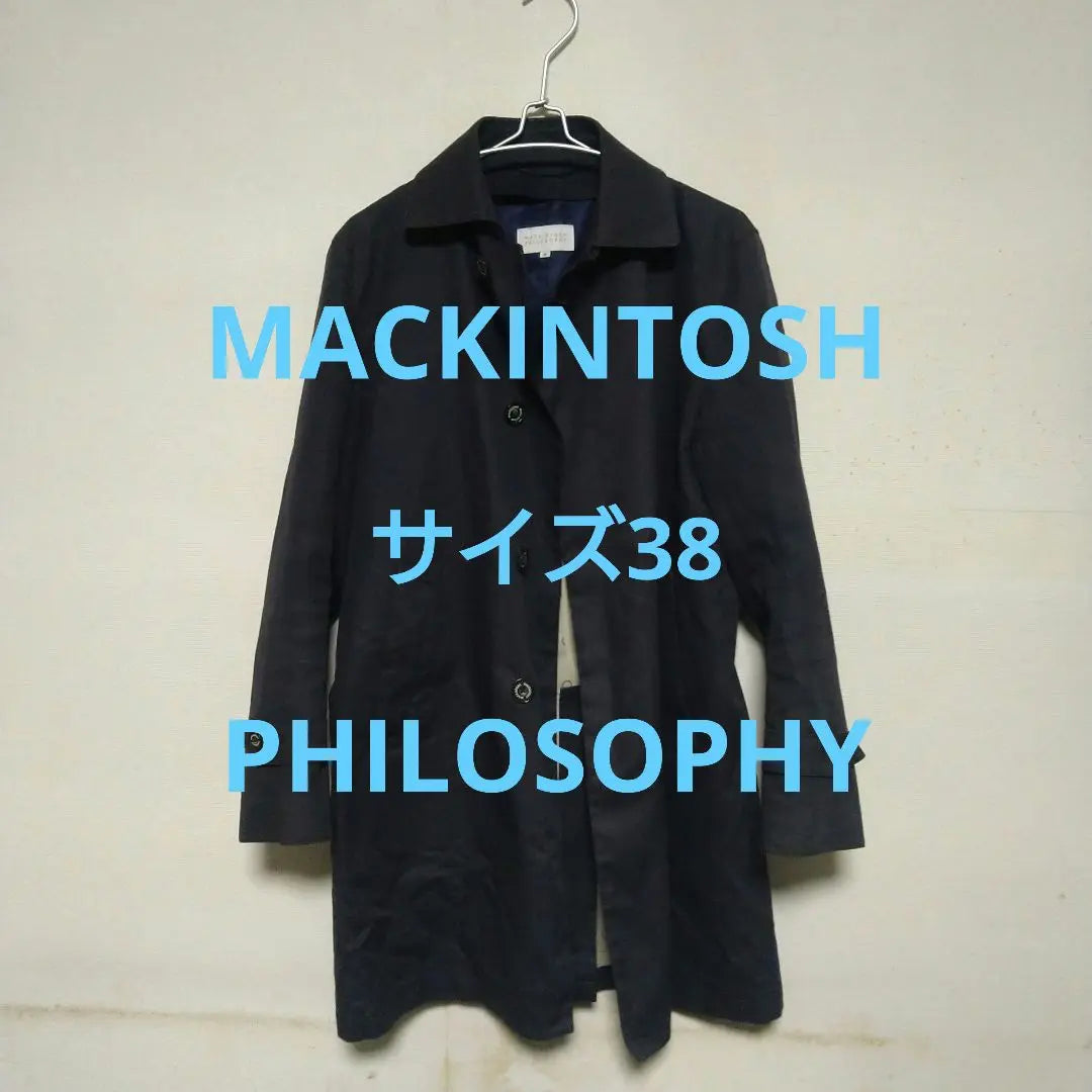 ❤FILOSOFÍA MACKINTOSH [Super Value] Gabardina azul marino