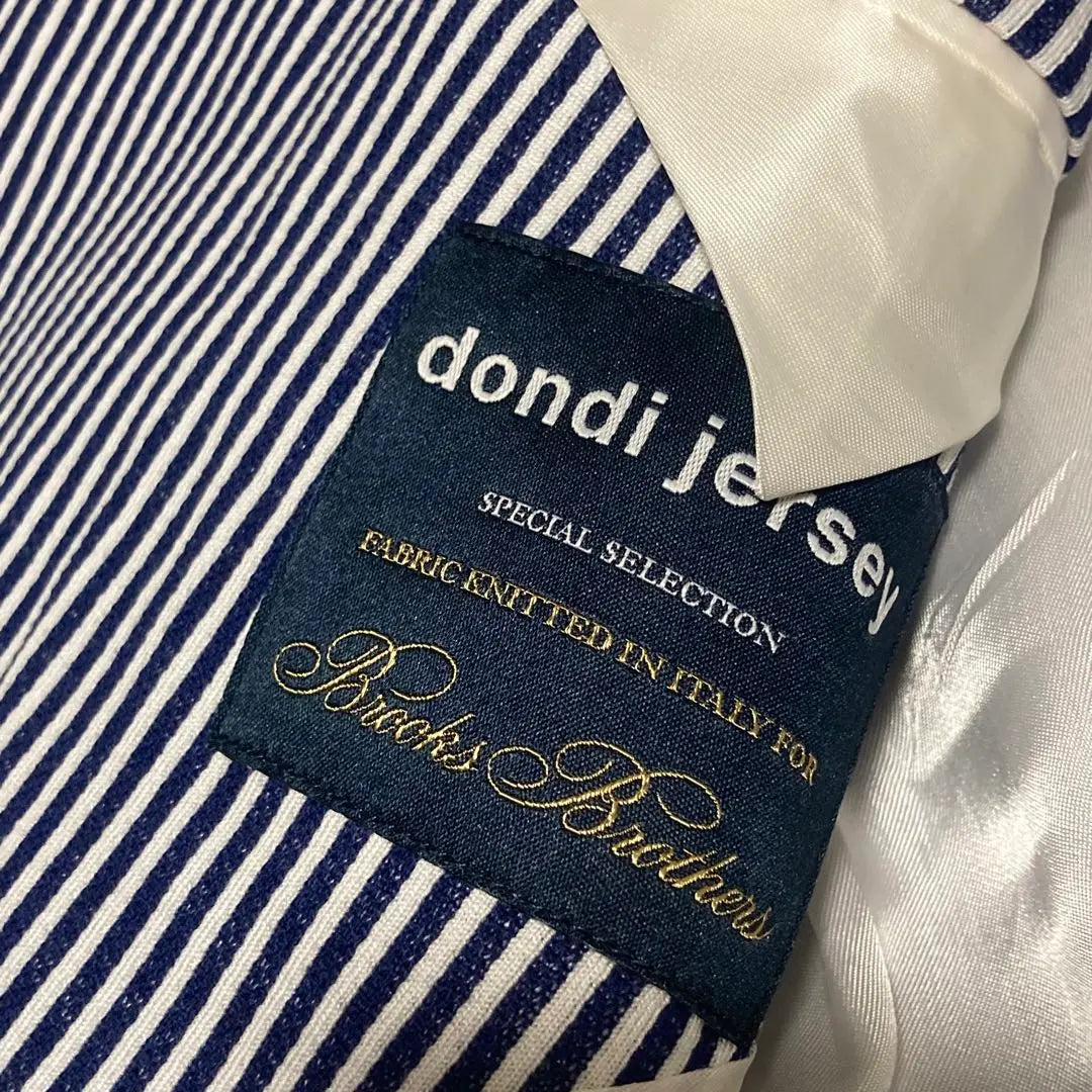 BROOKS BROTHERS [Made in Italy] Stripe Double Top Quality Suit