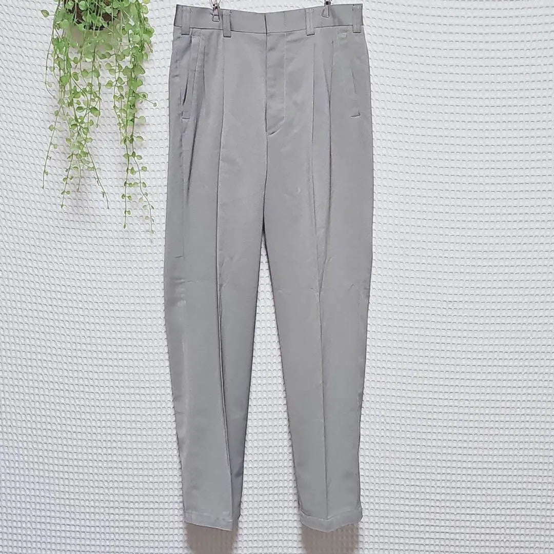 ☆ ALPHA CUBIC Straight Pants Gray