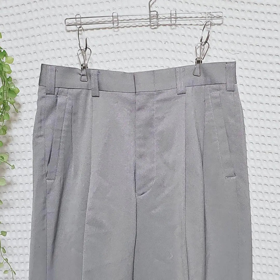 ☆ ALPHA CUBIC Straight Pants Gray