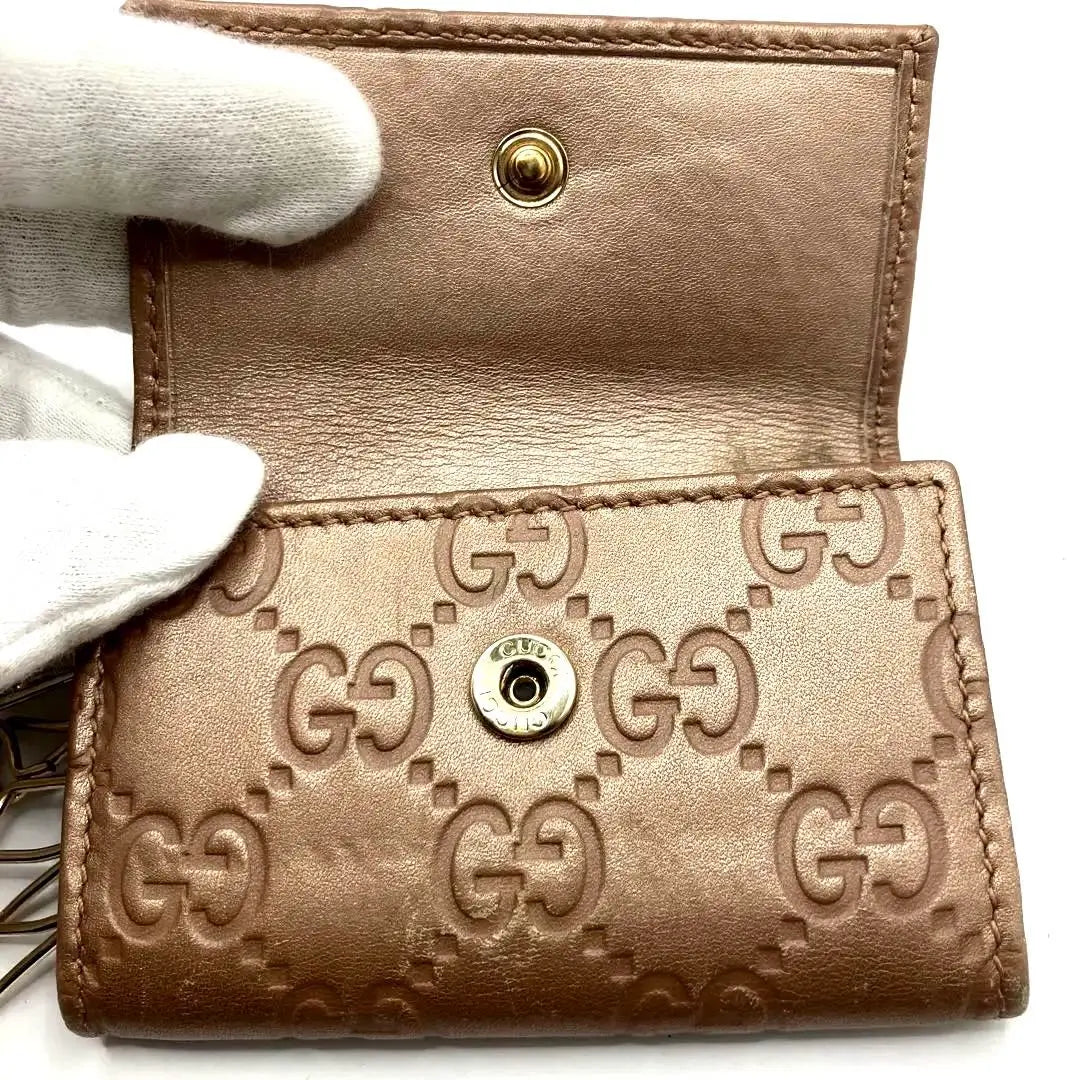 GUCCI Leather GG Pattern 6-key Case (0074)