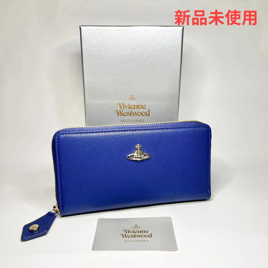 [New and unused] Vivienne Westwood Long Wallet Blue