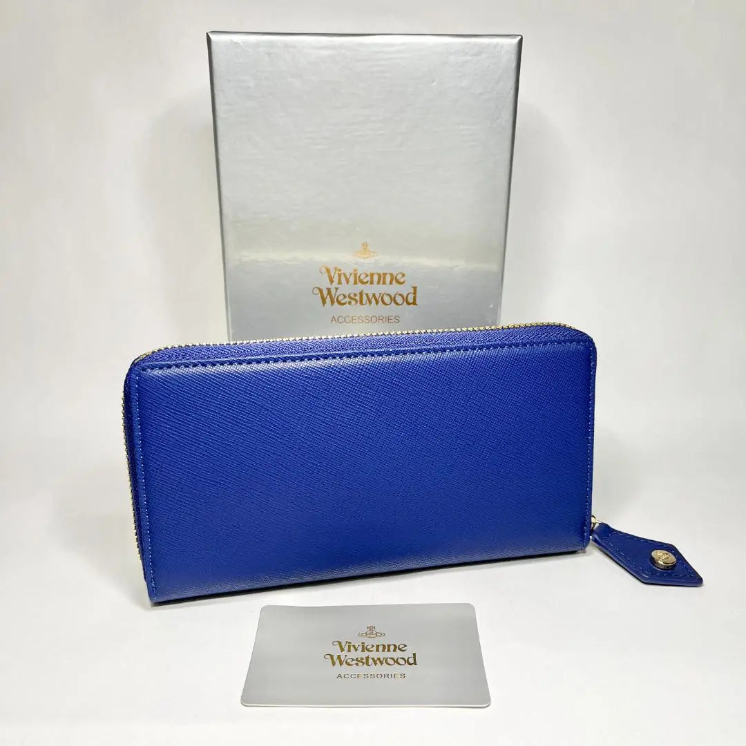 [New and unused] Vivienne Westwood Long Wallet Blue