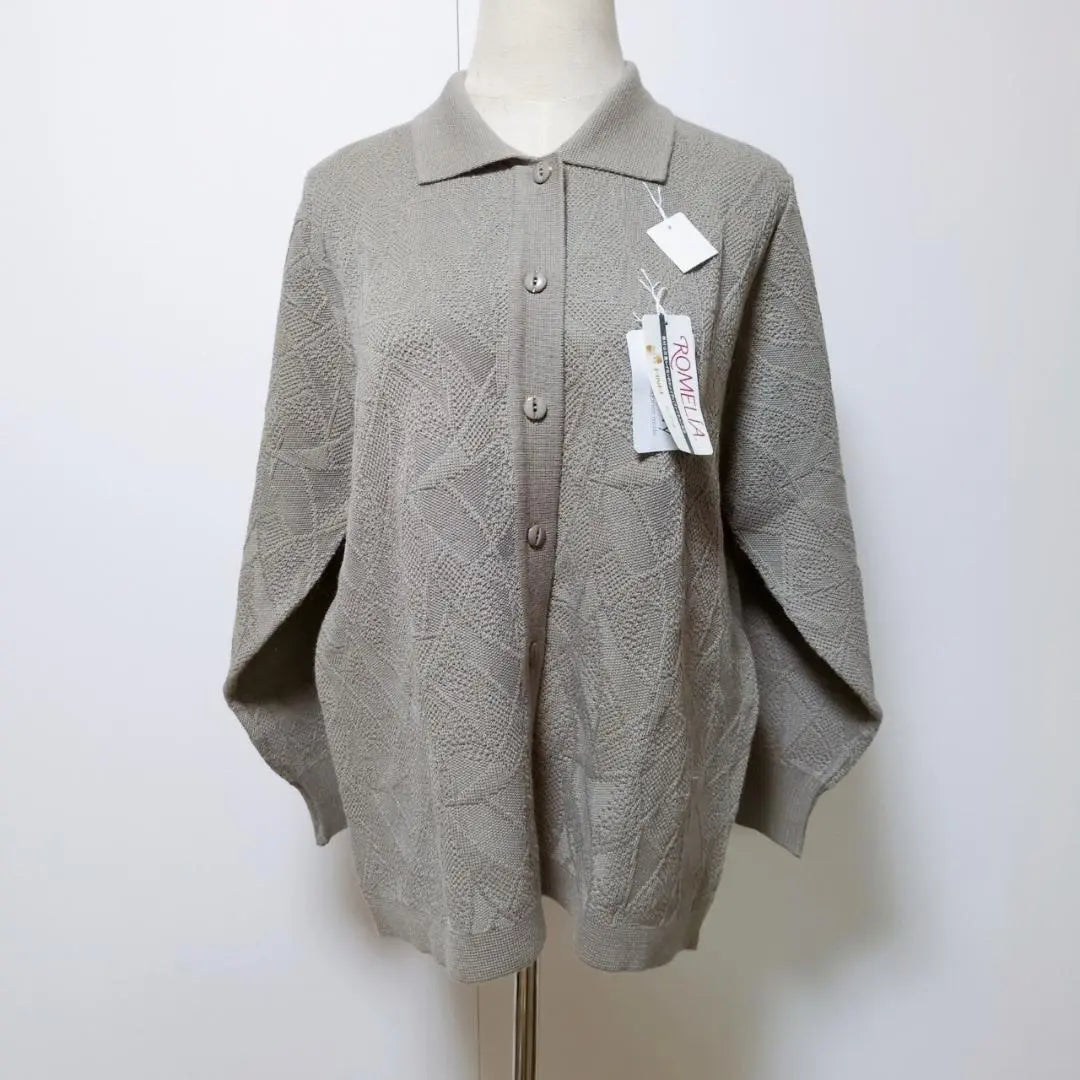 Good condition ♡ Mercury knit top with buttons for women, gray | 美品♡ Mercury ニット　トップス　ボタン付き　レディース　グレー