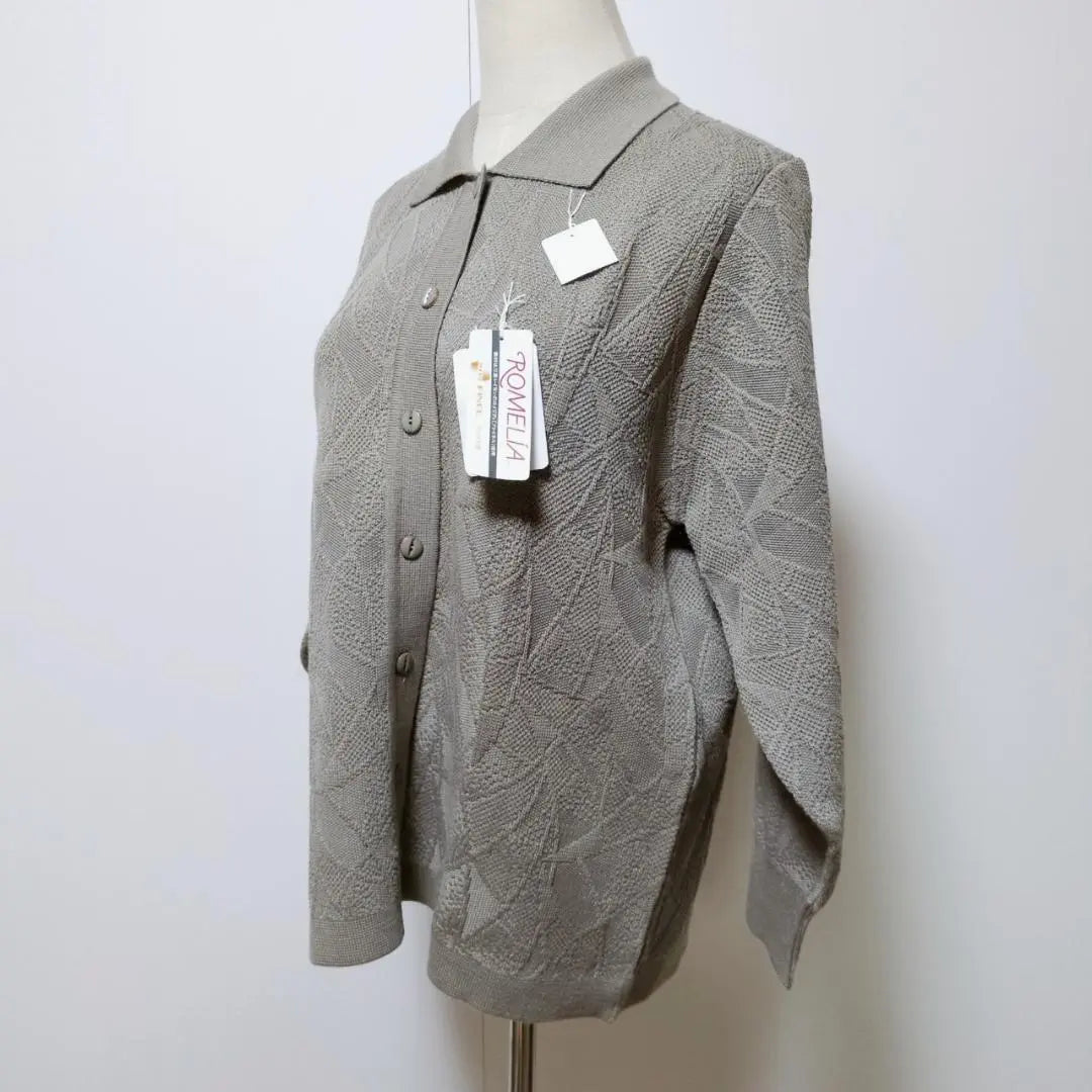 Good condition ♡ Mercury knit top with buttons for women, gray | 美品♡ Mercury ニット　トップス　ボタン付き　レディース　グレー