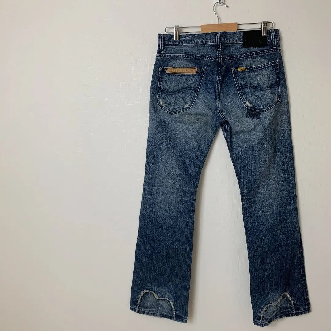 Lee RIDERS Lee Denim Jeans Crash Damage Washed