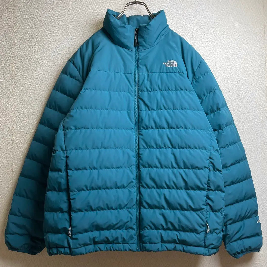 Chaqueta de plumas azul de North Face para hombre