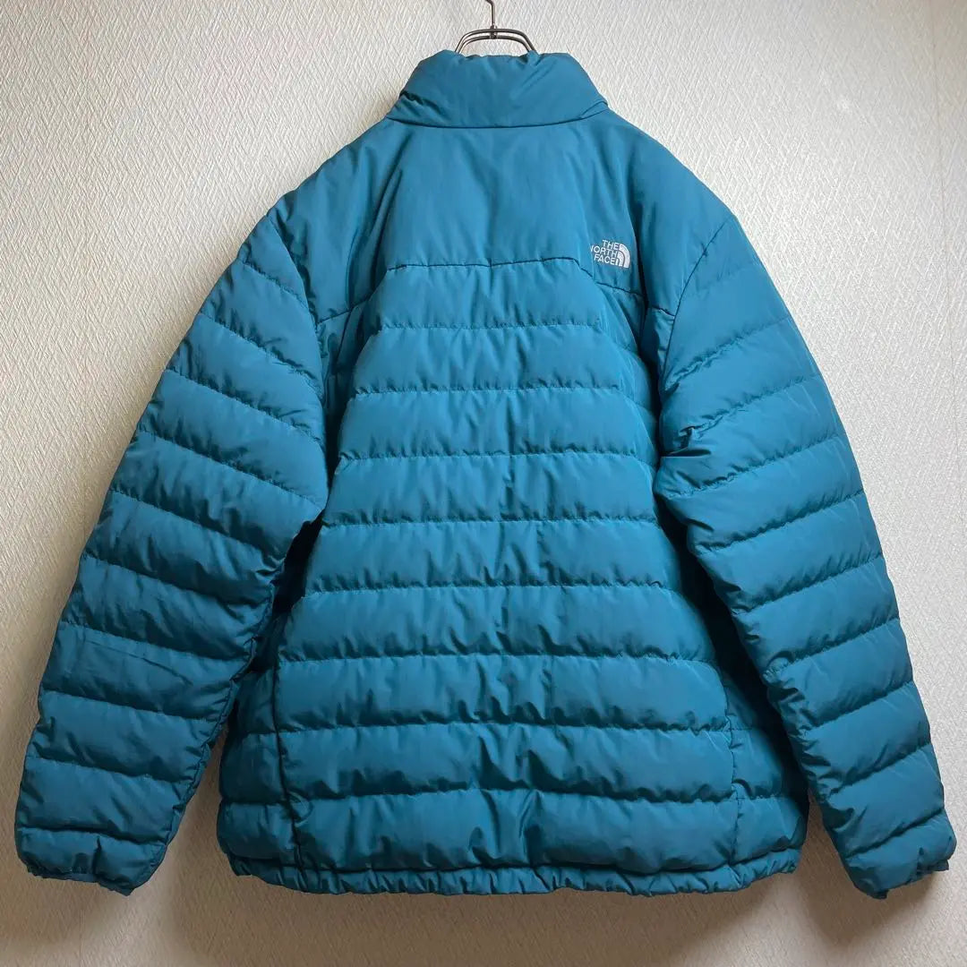 Chaqueta de plumas azul de North Face para hombre