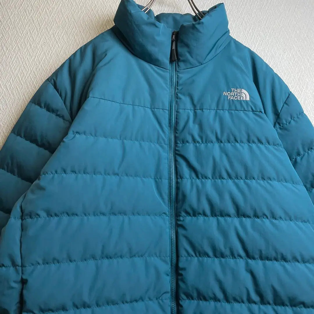 Chaqueta de plumas azul de North Face para hombre