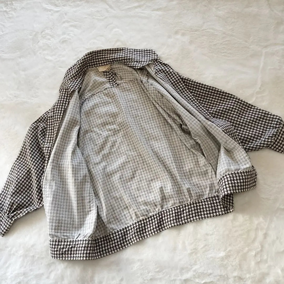 Vintage jacket handmade staggered pattern retro Vintage | ヴィンテージ ジャケット ハンドメイド 千鳥柄 レトロ Vintage