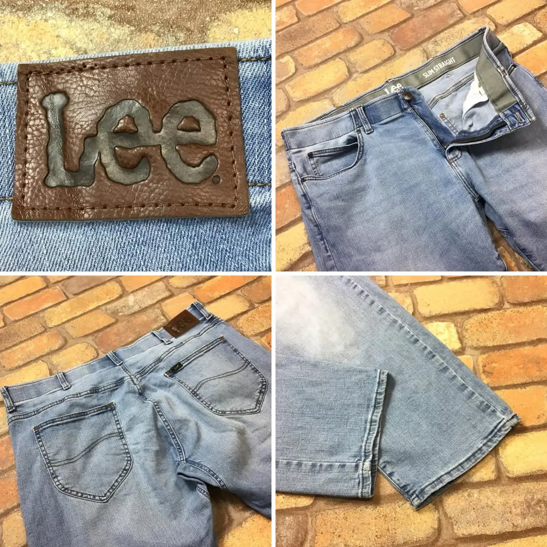 ★USA vintage clothing★Authentic★Lee Light blue stretch denim DP1-182