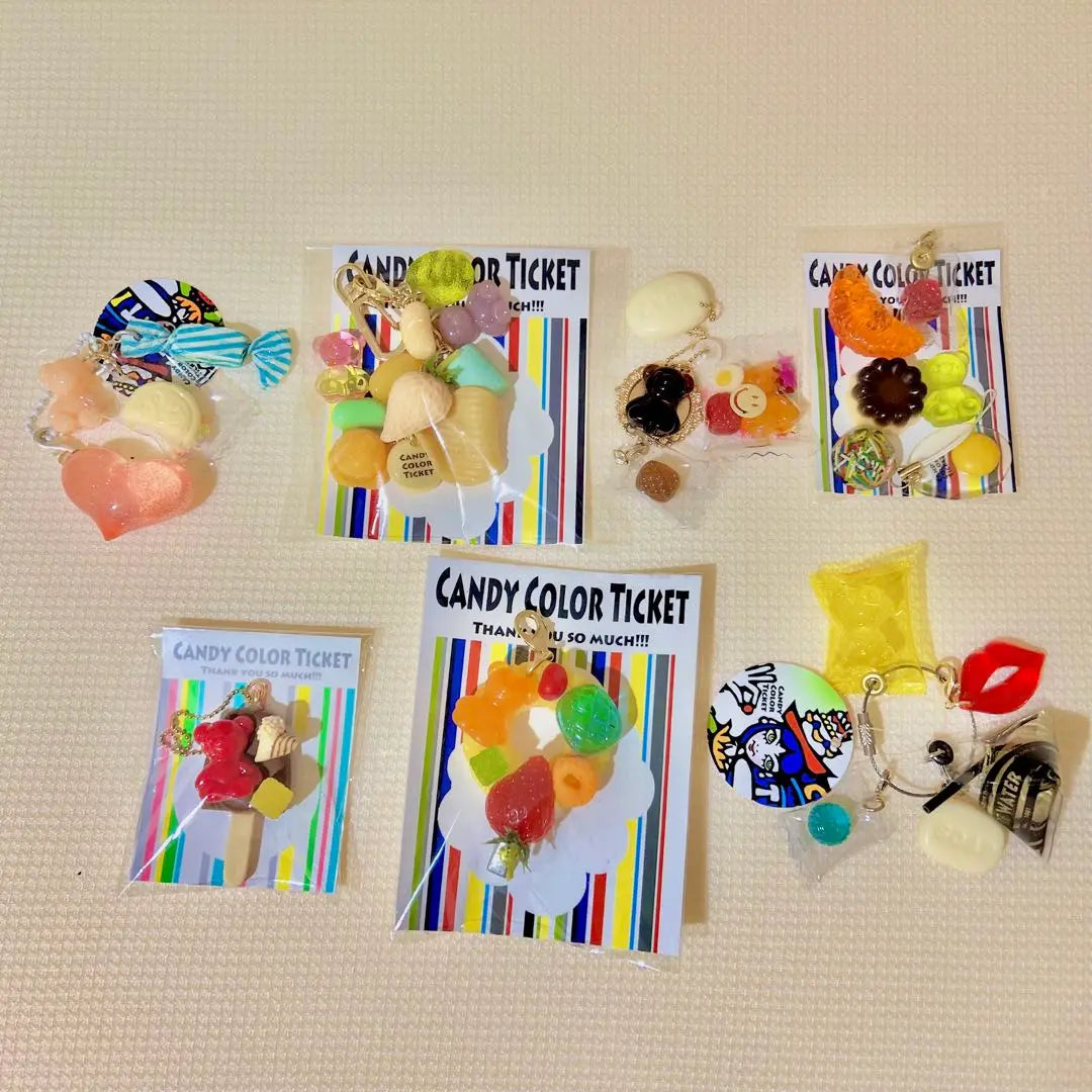 Candy Color Ticket Fake Sweets Writer Handmade writer