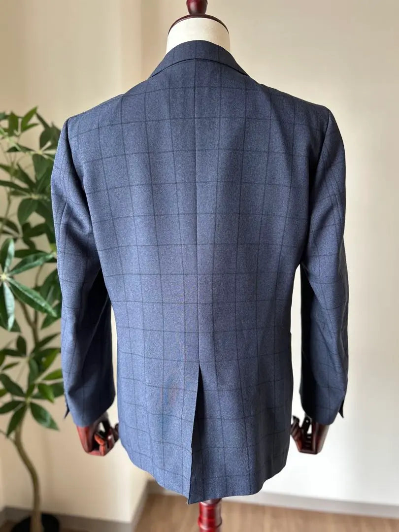 [Good condition] ORIHICA window pen pattern tailored jacket size L