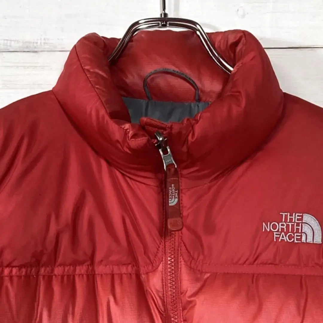 North Face Down Jacket Ladies Vehicle 700 Fill L Red