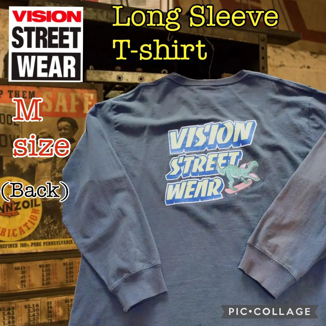 ★vision Camiseta larga Vision 80's 90's Street No. 1 Popular | ★visionビジョン ロンT 80's90'sストリート人気No1