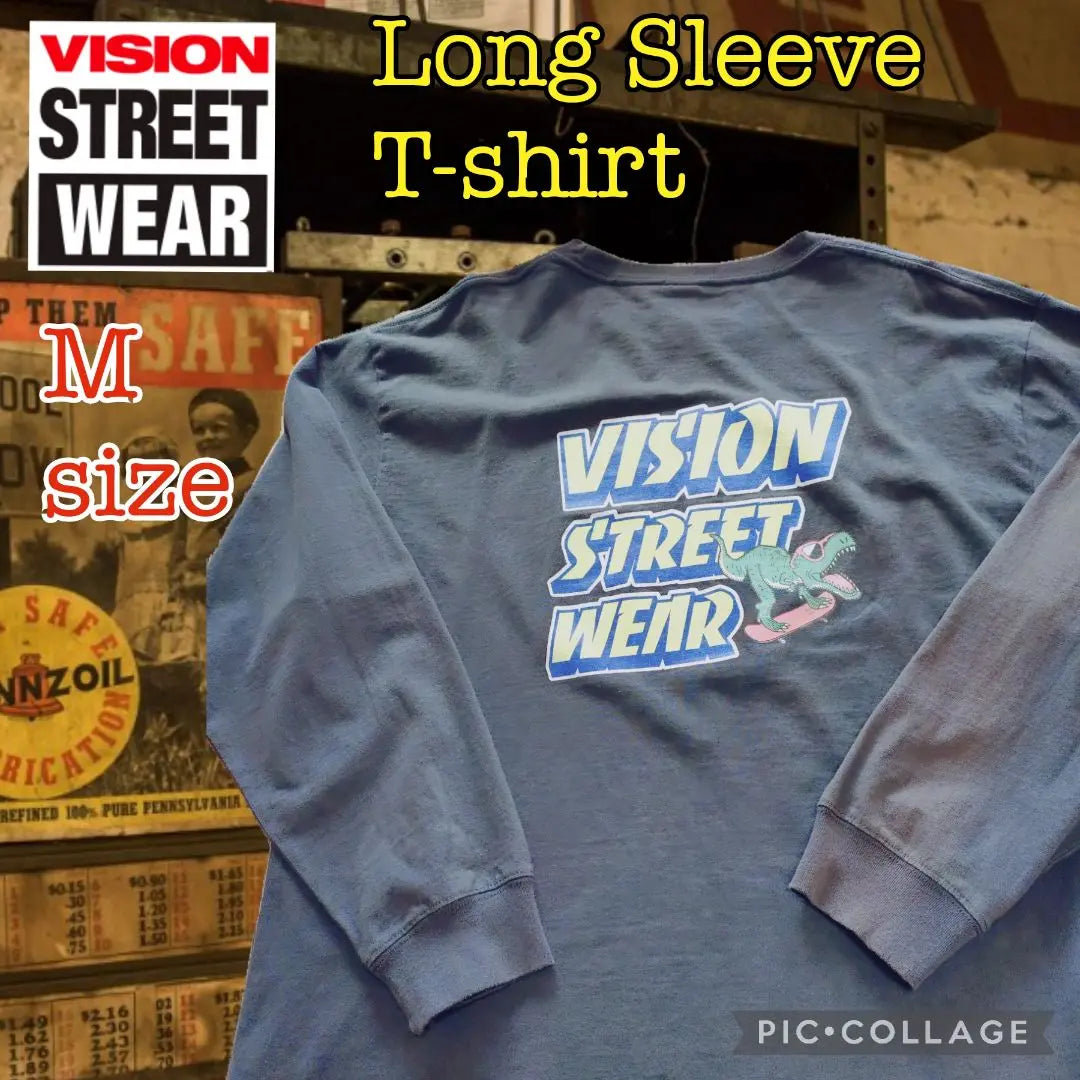 ★vision Camiseta larga Vision 80's 90's Street No. 1 Popular | ★visionビジョン ロンT 80's90'sストリート人気No1