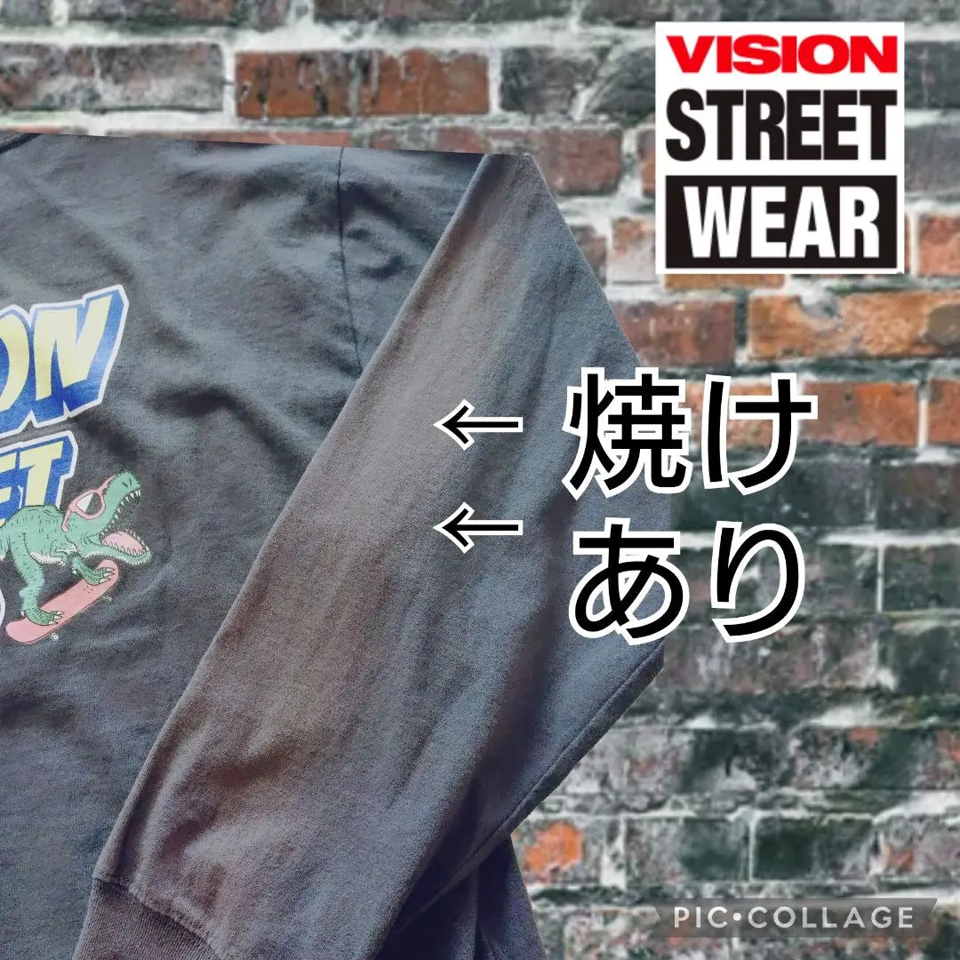 ★vision Camiseta larga Vision 80's 90's Street No. 1 Popular | ★visionビジョン ロンT 80's90'sストリート人気No1