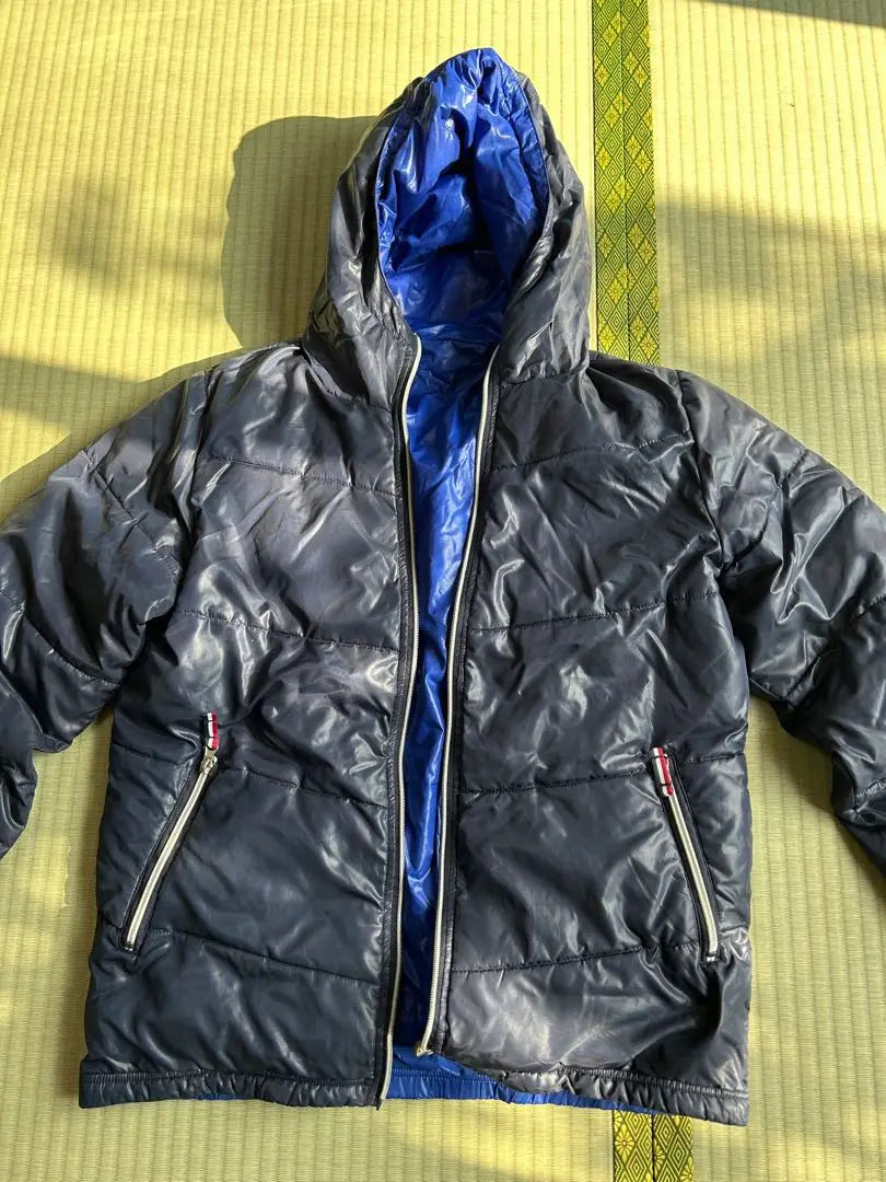 Chaqueta con capucha STIMULUS para niños talla L azul marino/azul