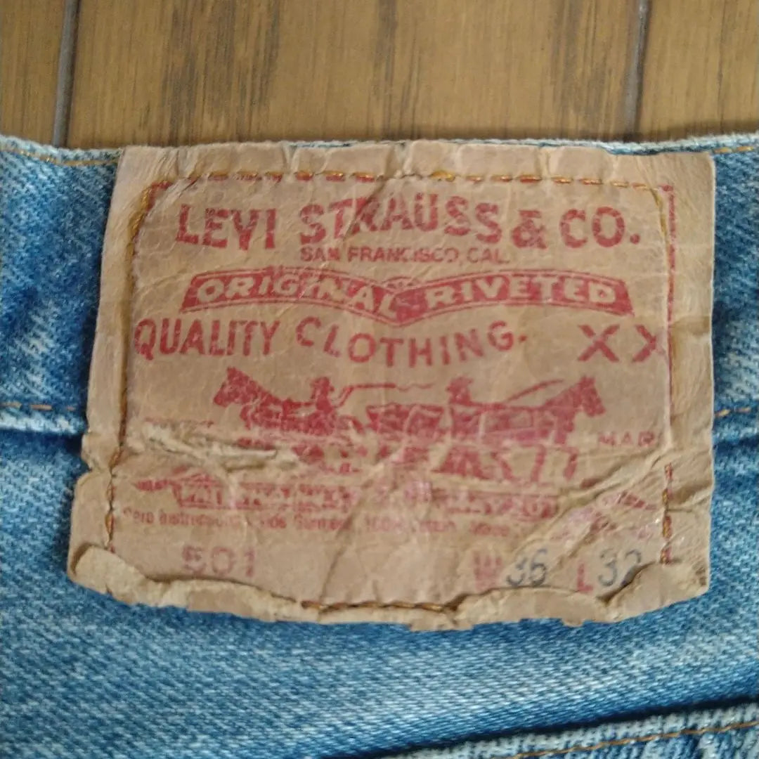 ❤【90's Lev's】'501 Made in USA' W36 L32