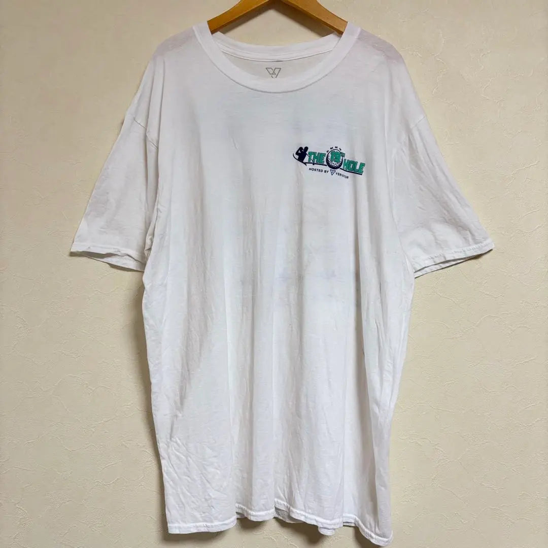 Ropa vintage de USA hecha en México Camiseta patrocinada TOPGOLF Blanco XL | usa古着 メキシコ製 スポンサー Tシャツ TOPGOLF ホワイト XL