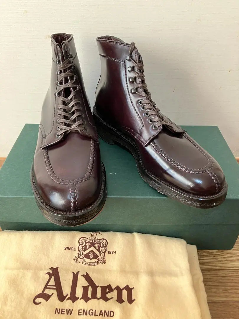 ALDEN Alden 4540H Burgundy Code Bang Tanker Boots 7D | Alden オールデン 4540Hバーガンディコードバン タンカーブーツ7D