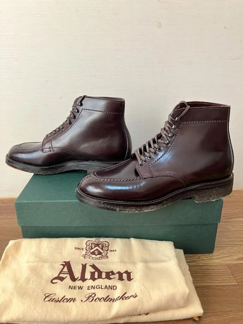 ALDEN Alden 4540H Burgundy Code Bang Tanker Boots 7D | Alden オールデン 4540Hバーガンディコードバン タンカーブーツ7D