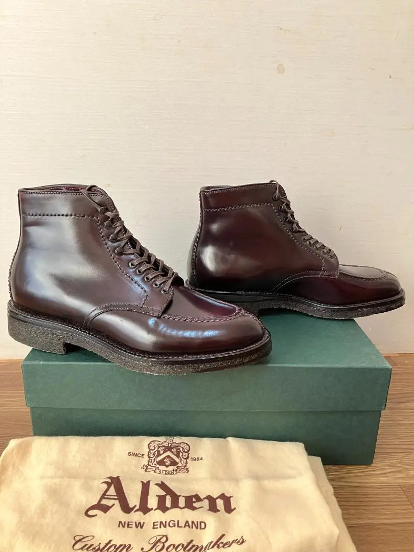 ALDEN Alden 4540H Burgundy Code Bang Tanker Boots 7D | Alden オールデン 4540Hバーガンディコードバン タンカーブーツ7D