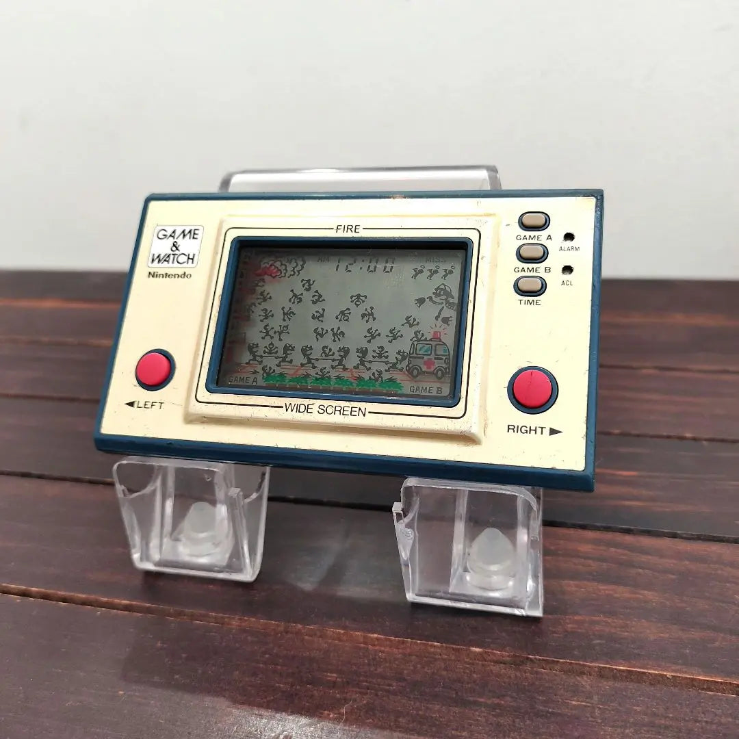 Reloj de juegos de Nintendo con pantalla ancha Fire | ファイア ワイドスクリーン 任天堂 ゲームウォッチ