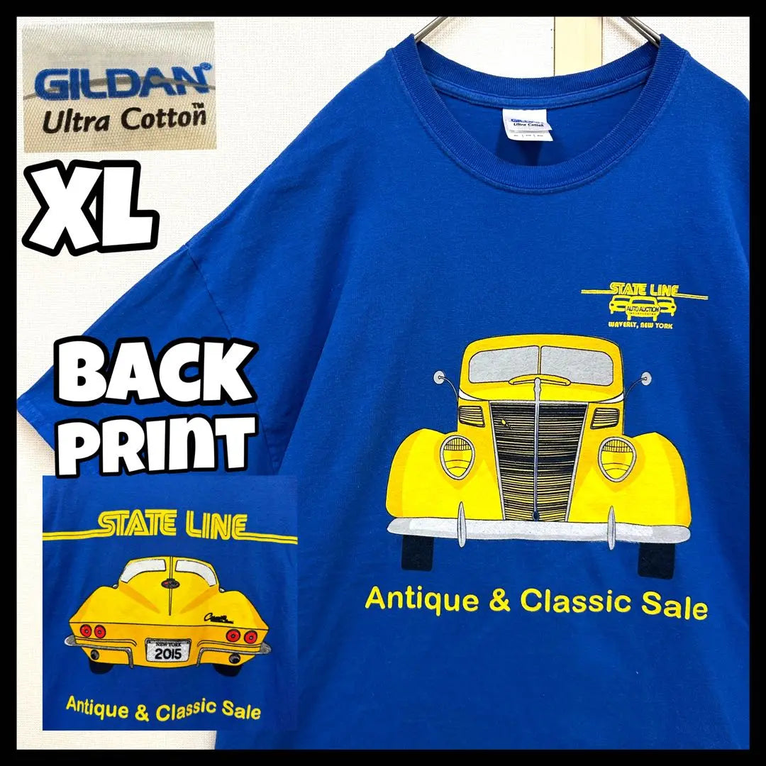 00S Gildan Gildan T -shirt Car Classic Car Retro Car | 00s ギルダン GILDAN Tシャツ 車 クラッシックカー レトロカー