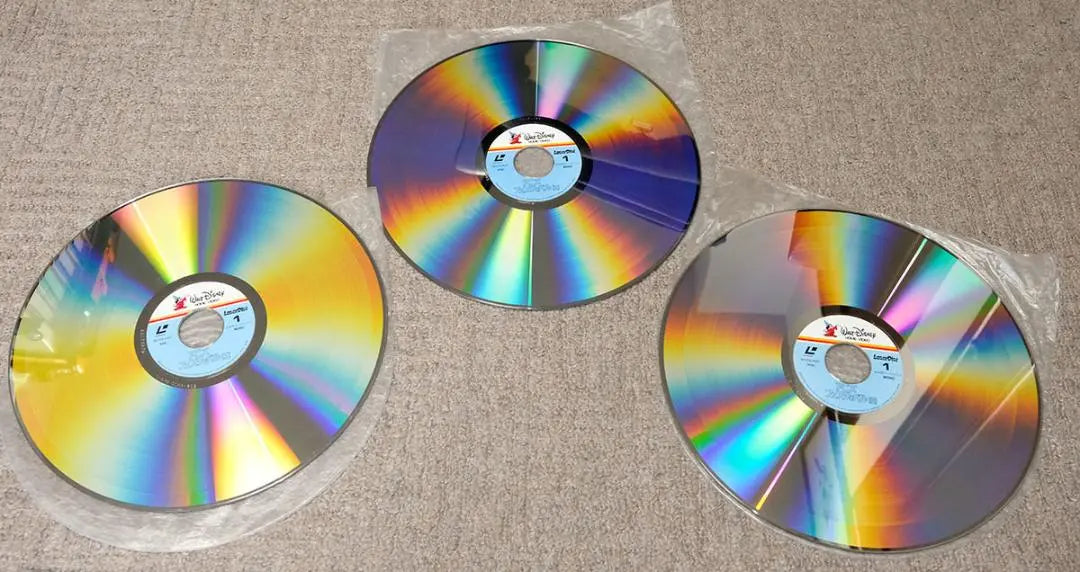 ☆Used☆Laser Disk Disney Animation Set of 9