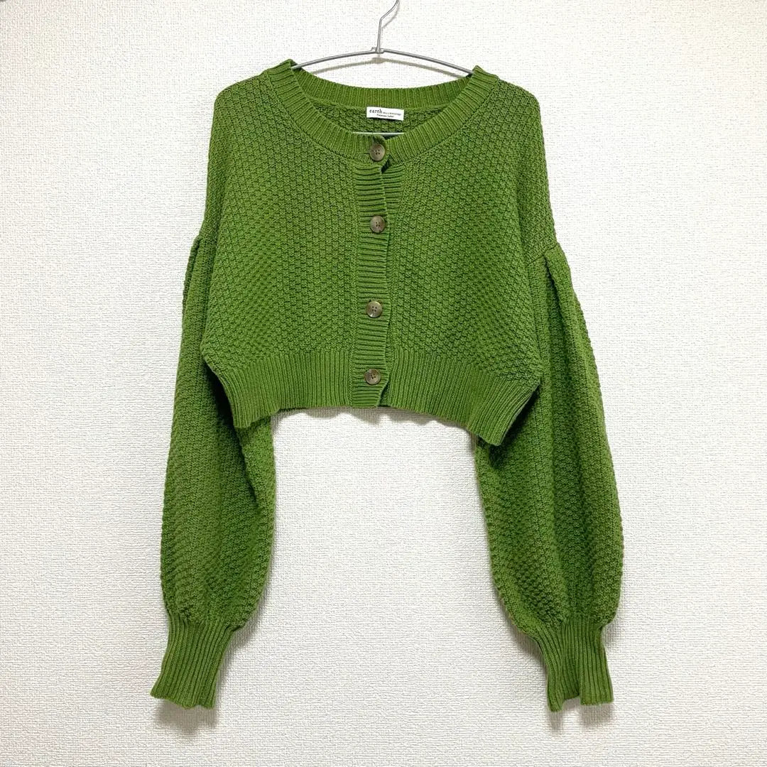 ✳︎New✳︎ earth music&ecology knit cardigan short length