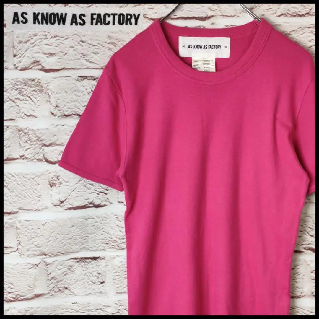 AS KNOW AS FACTORY Aznowaz Tops T -shirt Simple | AS KNOW AS　FACTORY　アズノウアズ　トップス　Tシャツ　シンプル