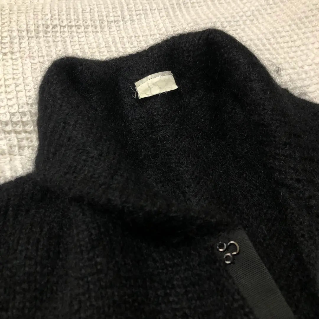 Mohair cardigan sweater Men's L size equivalent