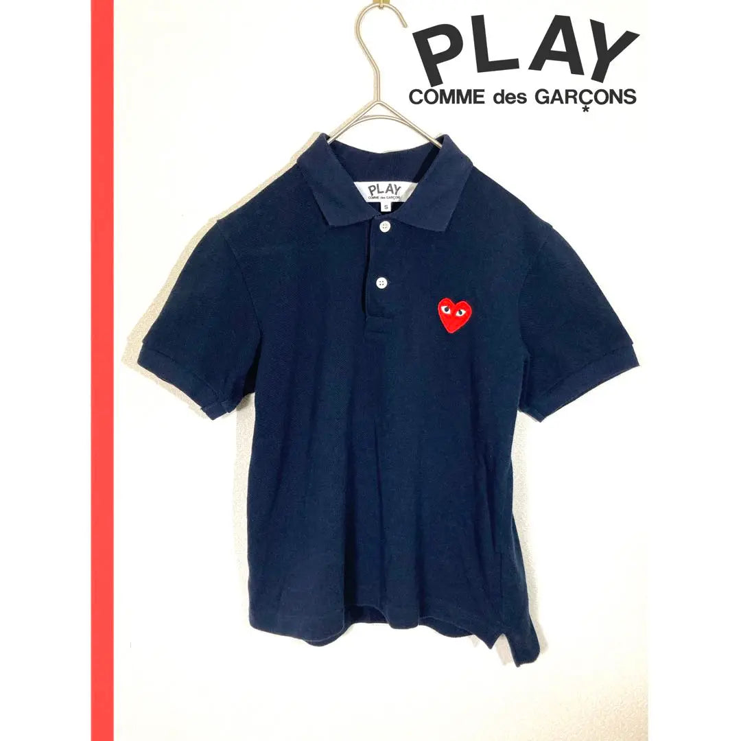 PLAY COMME des GARÇONS Polo Play Azul marino S