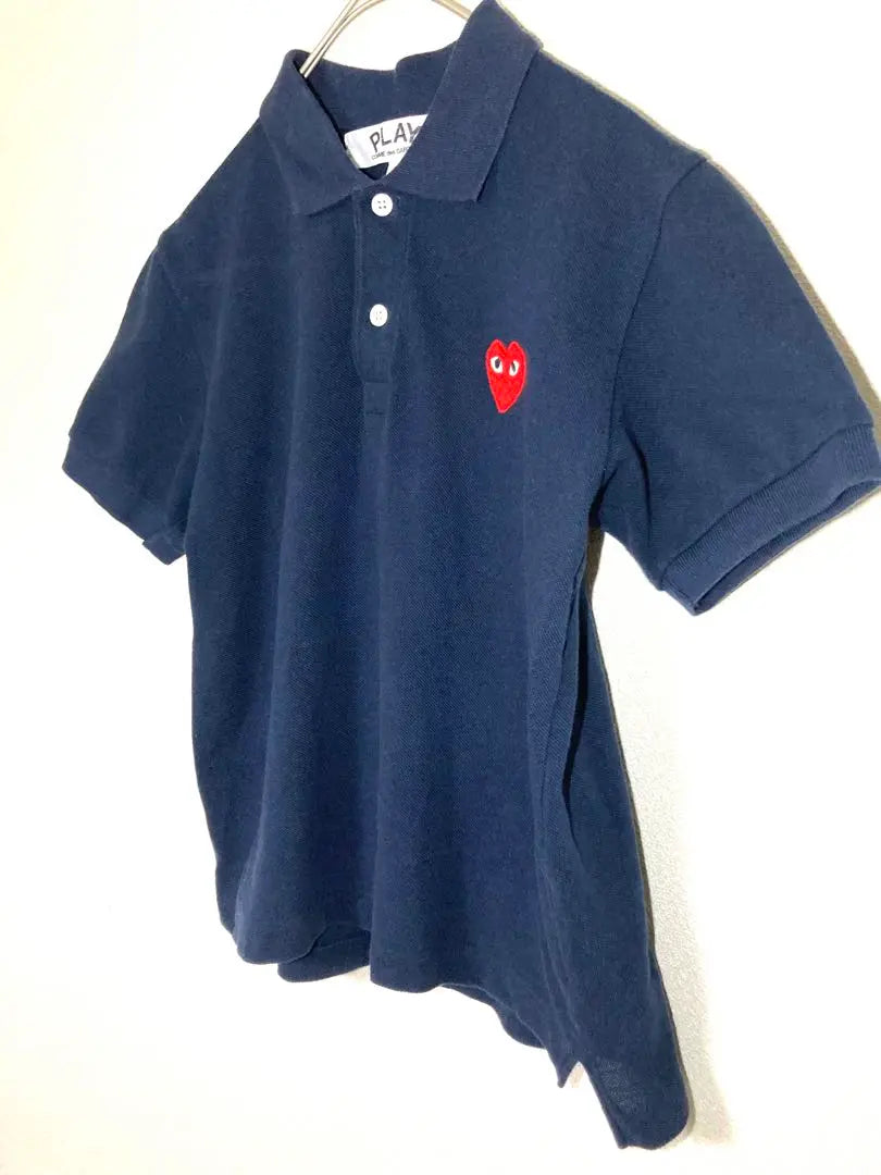 PLAY COMME des GARÇONS Play Polo Shirt Navy S