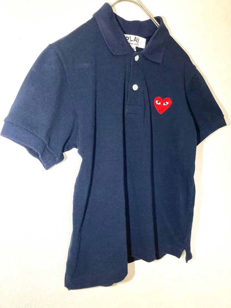 PLAY COMME des GARÇONS Play Polo Shirt Navy S