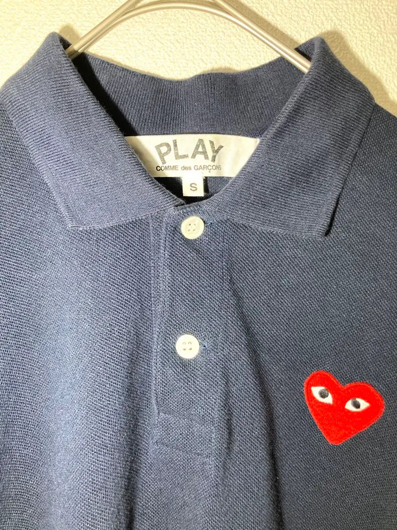 PLAY COMME des GARÇONS Play Polo Shirt Navy S