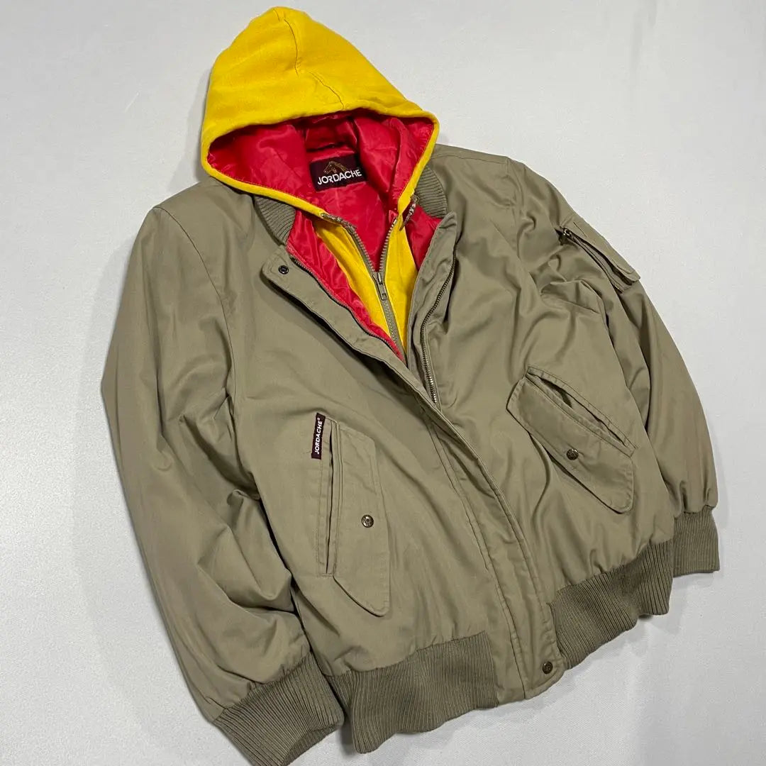 90s Vintage MA1 Flight Jacket Mountain Parka Short Length