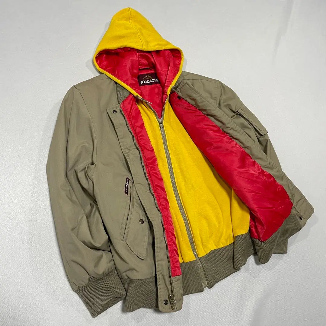 90s Vintage MA1 Flight Jacket Mountain Parka Short Length